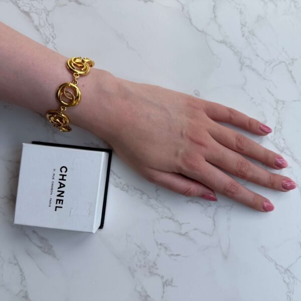 Chanel iconic CC logo bracelet Chanel iconic CC logo bracelet