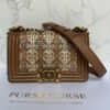 Chanel pre-owned 2014-2015 Small Quilted Metallic Lambskin Interwoven CC Boy Flap