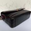 Chanel reversed chevron flap bag detail
