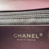 Chanel single flap bag binnenkant burgundy