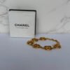 Chanel vintage CC logo armband 24k verguld - pre-owned Chanel vintage CC logo armband 24k verguld - pre-owned