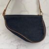 Christian Dior denim saddle pochette Y2K vintage Christian Dior denim saddle pochette Y2K vintage