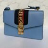 Gucci Sylvie handtas blauw
