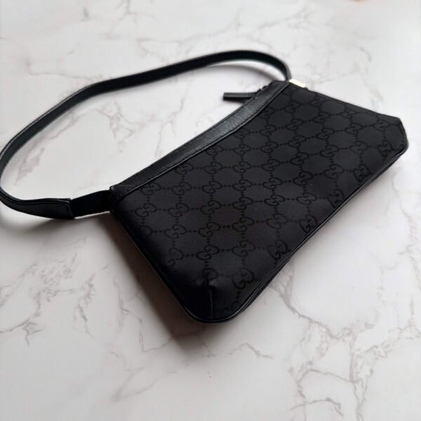 Gucci vintage mini tas zwart Gucci vintage mini tas zwart
