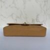 Onderkant Chanel East West flap beige caviar Full set Chanel East West flap beige caviar