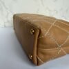 Pre-owned Chanel beige small CC calfskin wild stitch tote Pre-owned Chanel beige small CC calfskin wild stitch tote
