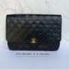 Tweedehands vintage Chanel schoudertas lamsleer