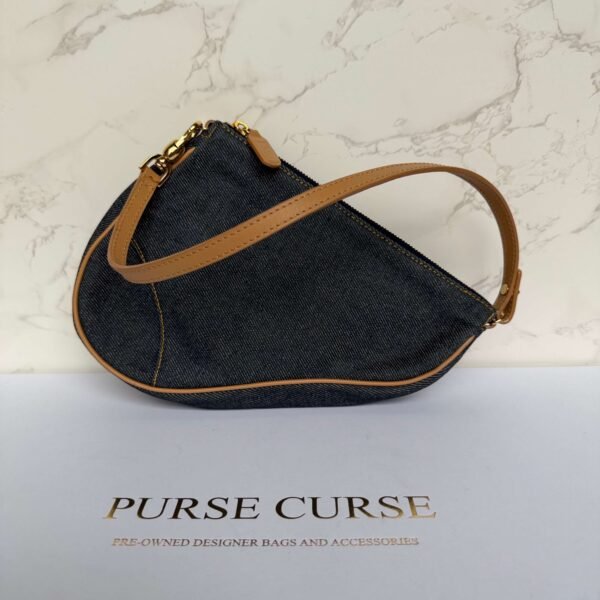 Vintage Christian Dior denim saddle bag 2001 Vintage Christian Dior denim saddle bag 2001