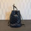 Zijkant originele Chanel calfskin quilted large shopping tote