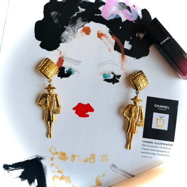 Chanel Vintage Mademoiselle Earrings Chanel Vintage Mademoiselle Earrings