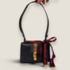 Tweedehands Gucci Small Sylvie zwart leer