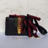 Gucci small Sylvie zwart leer