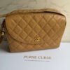 Chanel CC quilted camera bag caviar leer Chanel CC quilted camera bag caviar leer