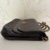 Chanel Double Flap Half Moon zijaanzicht