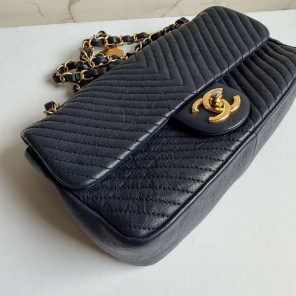 Chanel aged calfskin Chanel chevron bag
