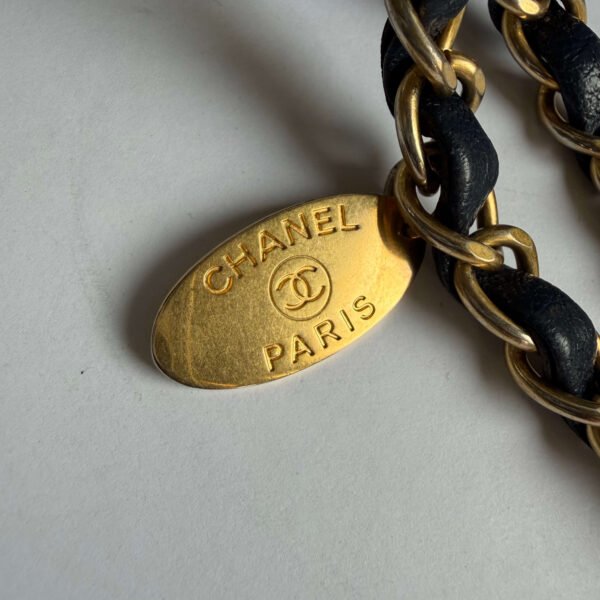 Chanel aged calfskin chevron flap bag