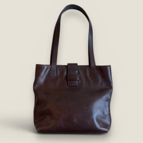 Chanel bruine lambskin tas zonder hardware