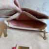 Chanel jumbo calfskin flap bag beige inside