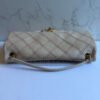 Chanel jumbo flap bag beige leather