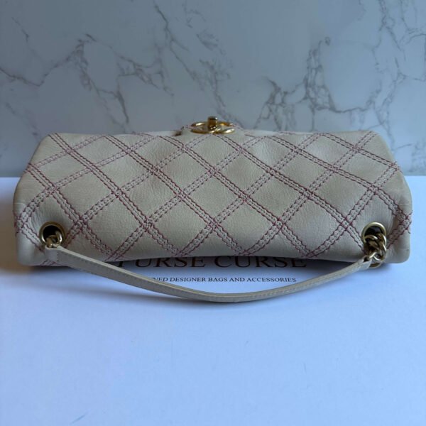 Chanel jumbo flap bag beige leather