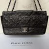 Chanel jumbo lucky symbols pre loved Chanel bag detail