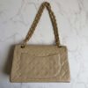 Chanel small flap bag beige lambskin Chanel small flap bag beige lambskin