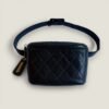 Chanel vintage caviar leer heuptasje