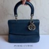 Christian Dior Be Dior bag blue leather
