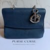 Christian Dior Be Dior blue leather handbag