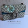 Gucci Dionysus bloemen blauw tas