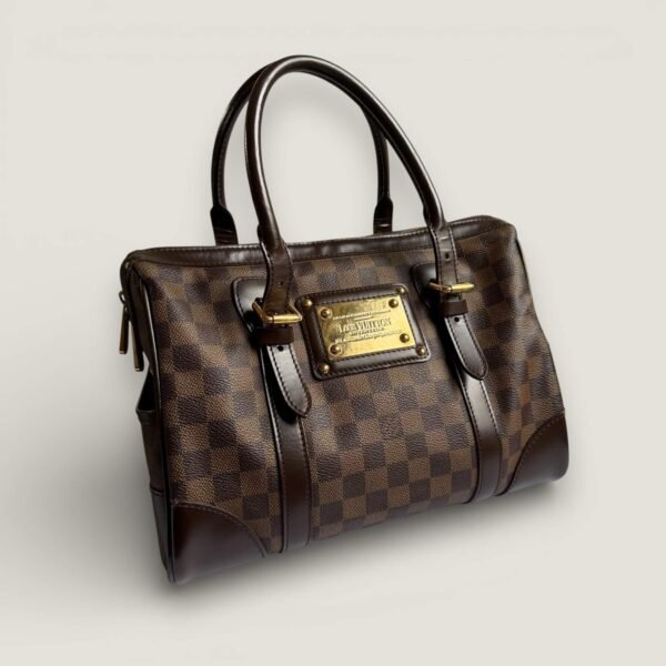 Louis Vuitton Berkeley handtas bruin damier ebene vintage