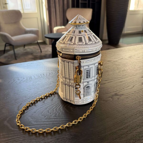 Louis Vuitton Fornasetti Cannes Vase Architettura chain