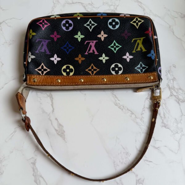 Louis Vuitton murakami pochette accessoires multicolor collector piece