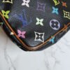 Louis Vuitton murakami pochette accessoires zwart multicolor early 2000s