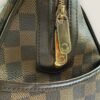 vintage Louis Vuitton Berkeley damier ebene goudkleurige hardware detail